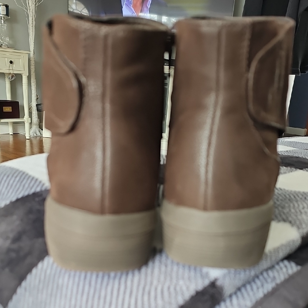 Skechers Dark Brown Ankle Booties - Picture 3 of 8